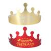 40pcs Paper Crowns Cute Shape Small Compact Attractive Decorative 22..5cm Birthday Crowns for Gr