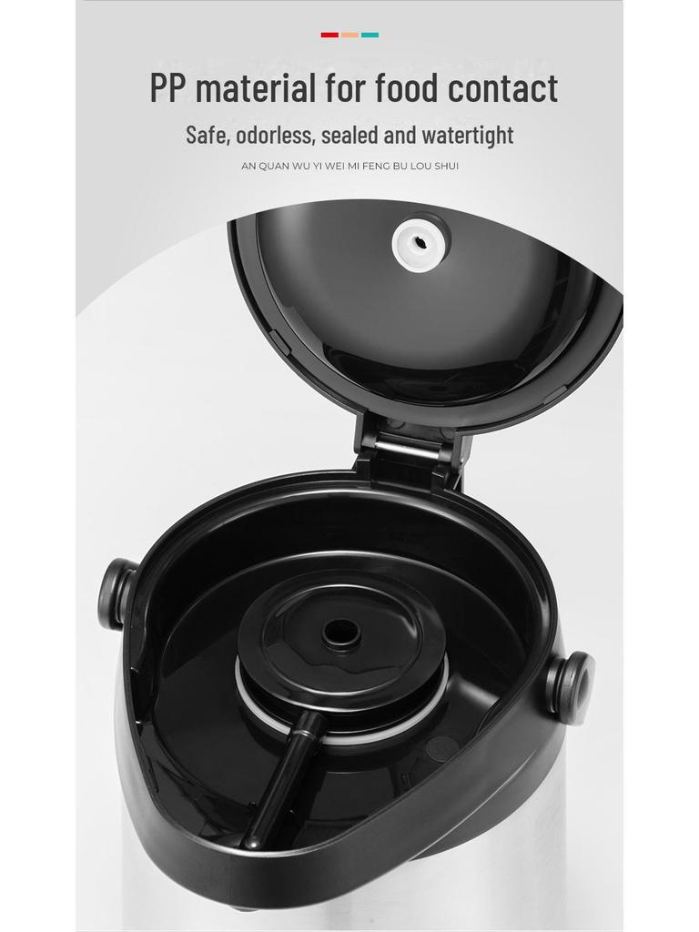 Tianxi Stainless Steel Press-Action Air Pressure Thermos Kettle
