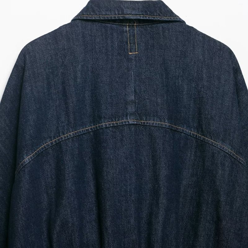 Kaslead New Women's European and American Style Fashion Batwing Sleeve Denim Jacket Coat 8727271 443