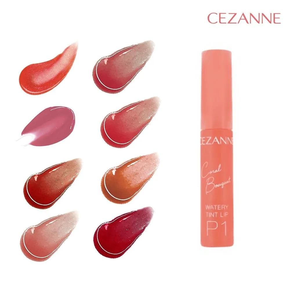 CEZANNE Watery Moisturizing Glossy Lip Tint 02 Coral Red