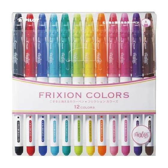PILOT Цветная ручка Frixion Colors 0,6 мм Набор из 12 цветов SFC120M12C