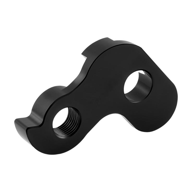 Высокопрочные сплавы Хвостовой крюк Легкий вес Складные велосипеды Переключатели Адаптер для частых велосипедистов 1 чёрный