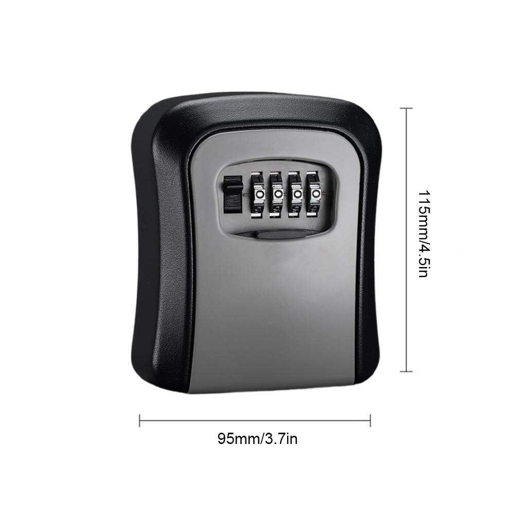 

Шкаф для комбинированных ключей 20 крючков для ключей Ящик для ключей Настенный с ключом/кодовым замком Органайзер для ключей Шкаф для ключей Ящик с замком безопасности