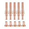 5 stuks Plasma Tip Plasma Toorts Verbruiksartikel 9-8215 Elektrode 9-8210 Mondstuk Tips voor Thermal Dynamics SL60/100 Plasma Toorts