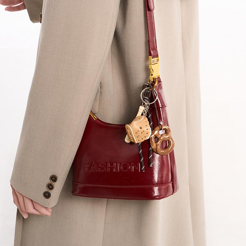 Crossbody Bag Casual Solid Color Foreign Style Versatile Fashion Commuter Shoulder Bag Crescent Bag Women S Handbag