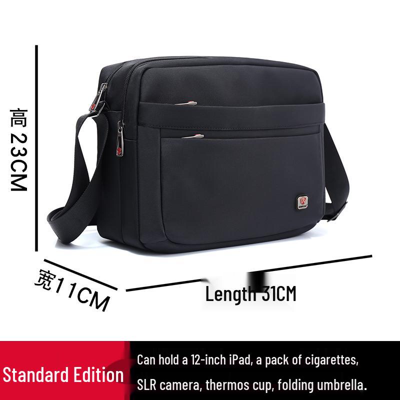 Oxford Cloth Men's Crossbody Bag - Business Casual Shoulder Bag for Dad