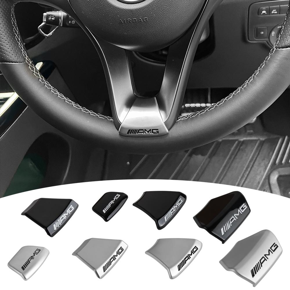 Auto Steering Wheel Sticker Badge Interior Decoration Accessorie for Mercedes Benz W177 C118 W204 W205 Amg W212 W213 GLE GLS CLA