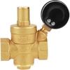 Pressure Reducer DN20 Brass Adjustable Water Pressure Regulator Reducer with Meter