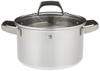 Zwilling J.A. Henckels Japan "HI Style Basic Deep Casserole 24cm 6L" Stainless Steel Polished Finish Stockpot IH Compatible [Official Japanese Retaile