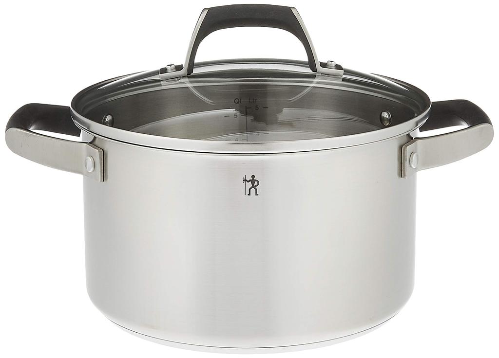 Zwilling J.A. Henckels Japan "HI Style Basic Deep Casserole 24cm 6L" Stainless Steel Polished Finish Stockpot IH Compatible [Official Japanese Retaile