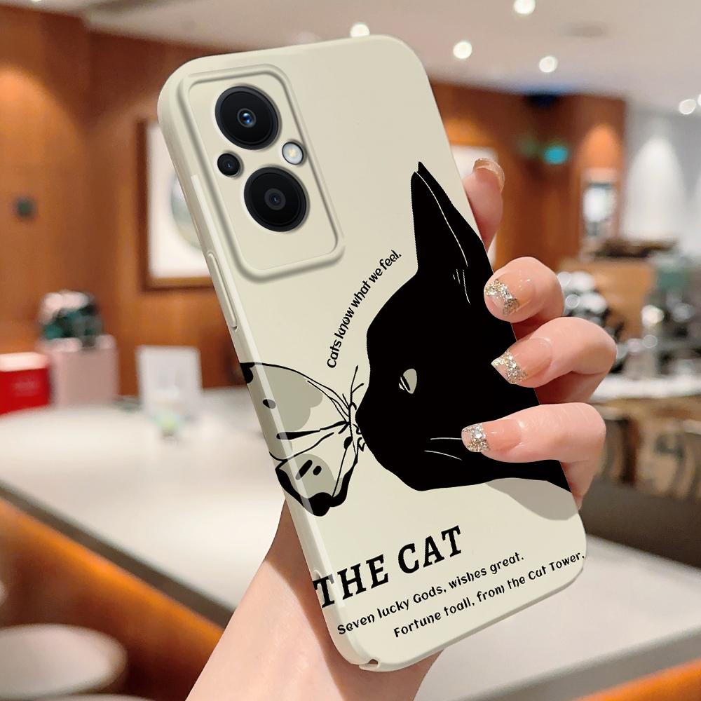 Komplexní filmový kryt na telefon s kresleným módním designem, tvrdý plášť s plným krytem, nárazuvzdorný fotoaparát, ochranný kryt pro OPPO Realme OnePlus Infinix Tecno