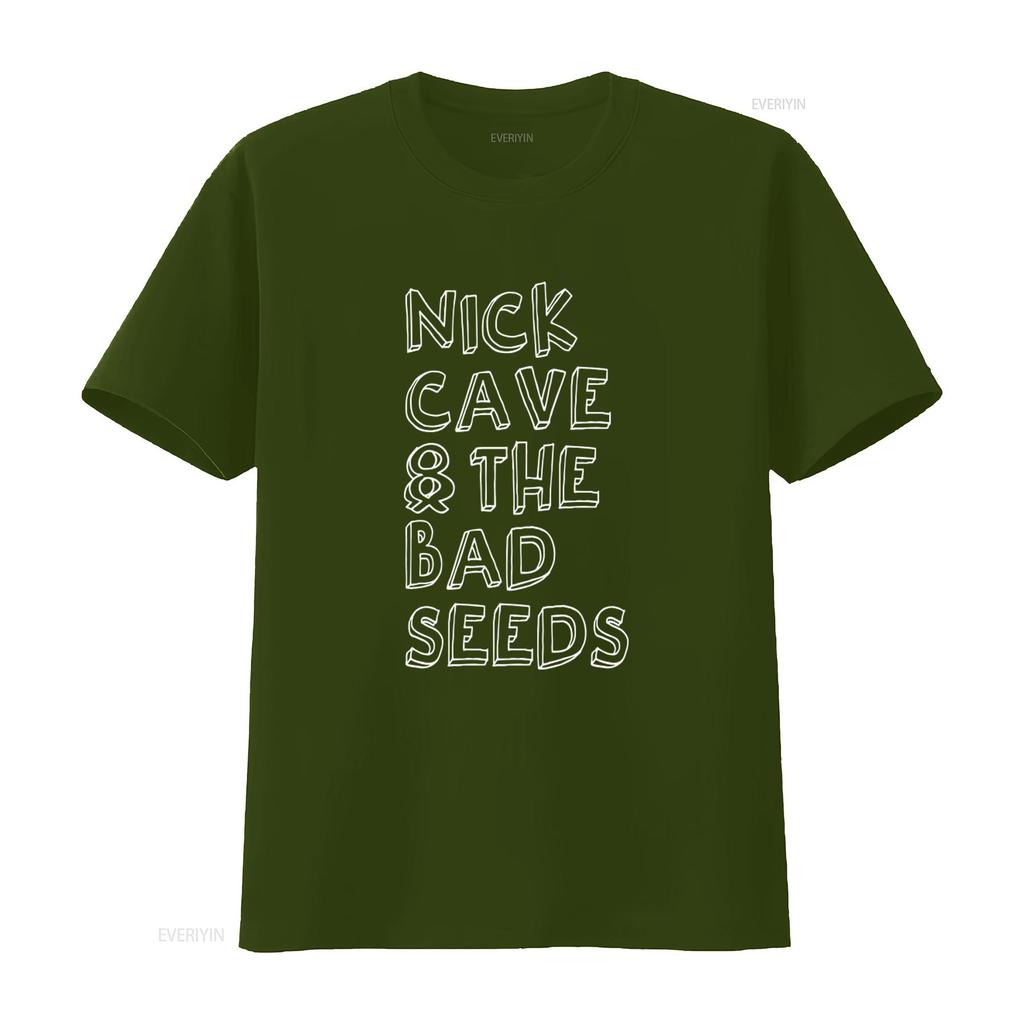 2017 Depop Nick Cave and the Bad Seeds Black Mens T Shirt All Sizes Available Vintage Washed Stylish Fashion Versatile