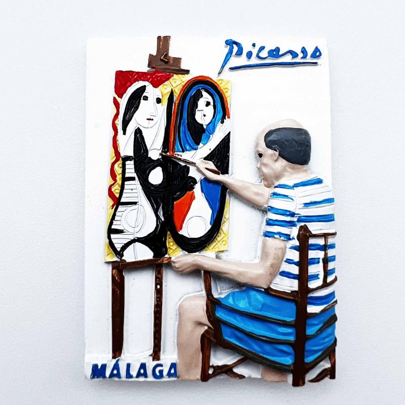 Spain Fridge Stickers Pamplona Santiago Covadonga Chateau Castina Uweda Ubeda Alcala Gate Travelling Souvenirs Fridge Magnets