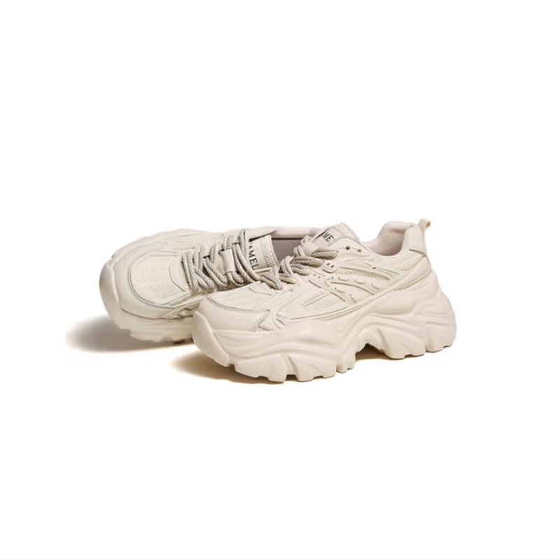 Camel Women's Platform Chunky Dad Sneakers