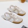 Women Comfortable Casual Shoes Soft Leather White Shoes Summer 204 New Lace Up Flat Casual Sports Shoes Women Running Shoes