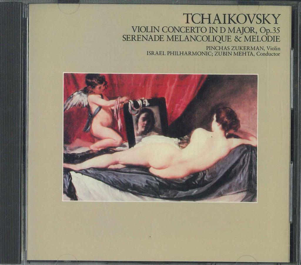 CD  - Tchaikovsky: Violin Concerto Zukerm MK39563 CBS Masterworks 1985 Japan Classical Used
