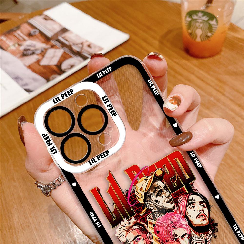 Singer Cry Baby l-Lil p-Peeps Clear Phone Case For Samsung A72 A71 A57 A56 A55 A53 A52 A51 A36 A35 A33 A32 A26 A24 A23 A22 Case