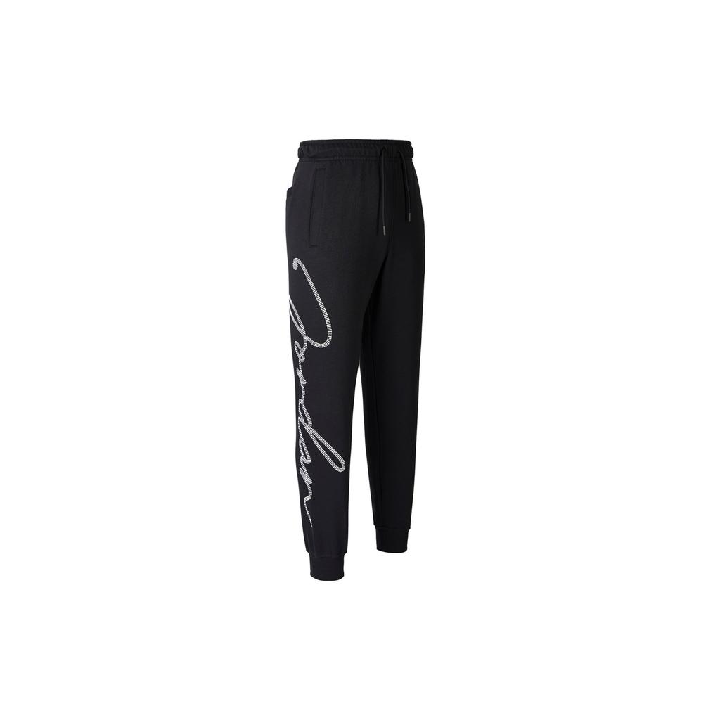 Jordan MVPFLC SS25 Sportswear Series Fashionable Versatile Comfortable Logo Sports Long Pants Men bottoms Black HF9310-045