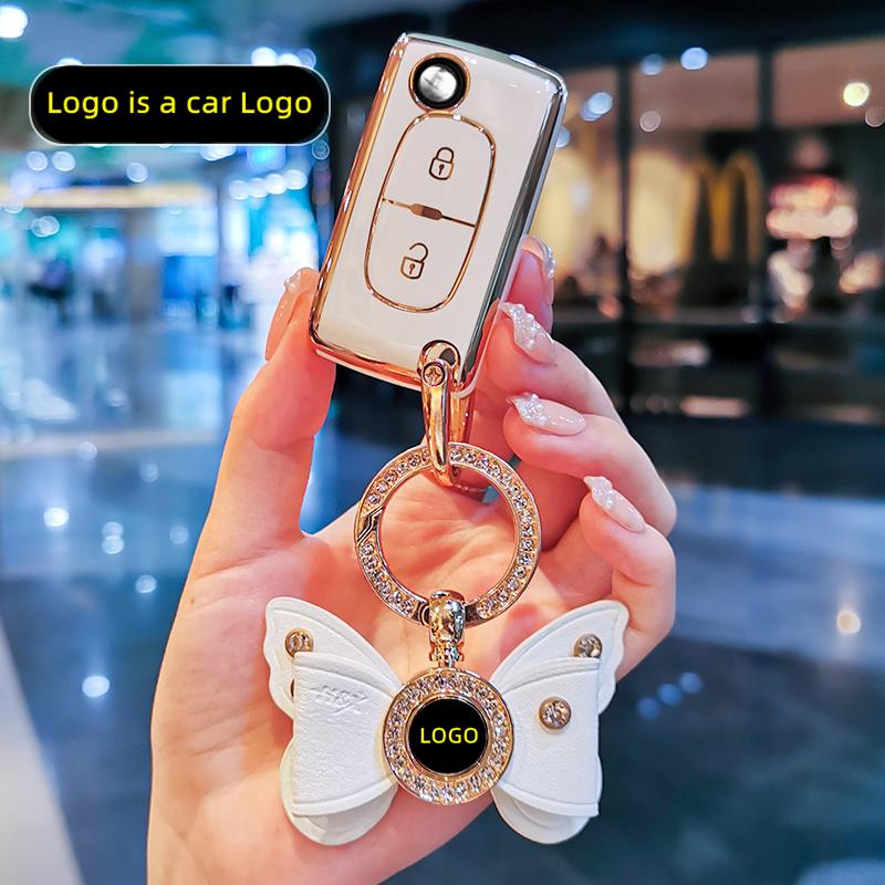 New TPU Car Remote Key Case Cover Protect Shell Bag For Citroen Xsara Picasso C2 C3 C4 C5 C6 C8 Keyless Accessories