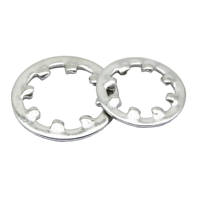 Aozhan Aofeng 304 Stainless Steel Internal/External Tooth Lock Washer, Anti-loosening GB861.1/GB862.1.