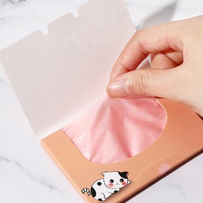 100Pcs Facial Absorvente Papel Lenços Umedecidos Matcha Anti-Gordura Papel Absorvente de Óleo Folhas Cosméticos Maquiagem Ferramentas de Limpeza Facial