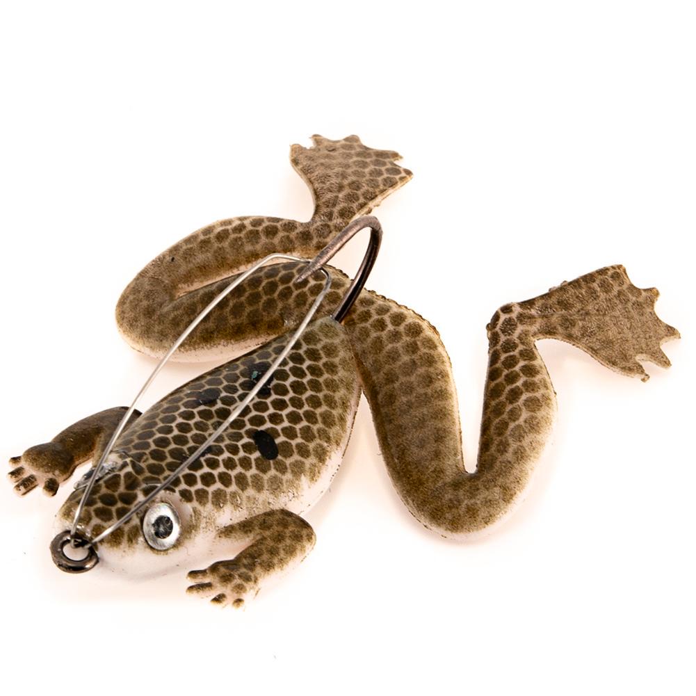 

Everpert 3D Frosch Bionic Fishing Gummiköder Thunderfrog Черная рыболовная наживка