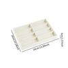 Sunglasses Organizer Tray 8 Grids Jewelry Display Organizers Sturdy Eyeglasses Storage Box for Bedroom Store Tabletop Home