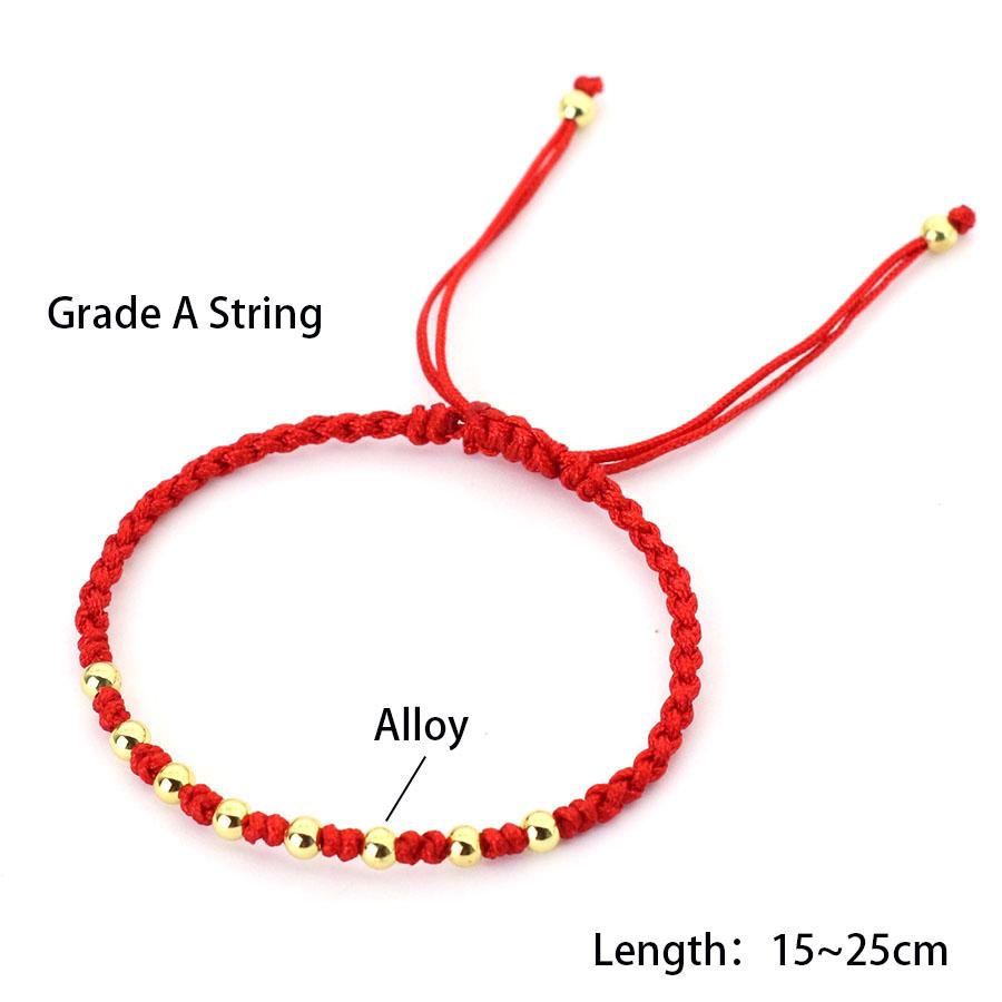 Braccialetto Classico Rosso Portafortuna per Donne Uomini Nodo Cinese Fatto a Mano Braccialetto Regolabile Braccialetti Rossi Braccialetto per Coppia per Amanti