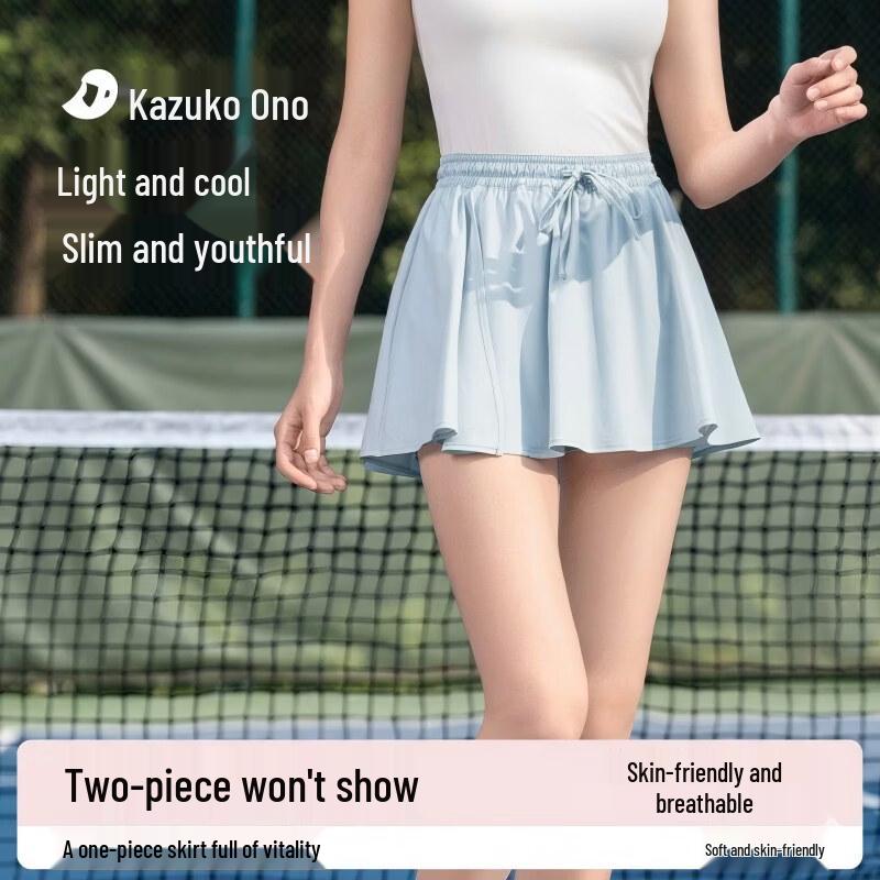 Xiaoyehezi Women s A-line Puffy Casual Short Skirt M