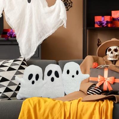 Yousheng Ghost Plush Toy Halloween Decorative Throw Pillow for Home Sofa Bed Ghost Plushie Festive Party Prop
