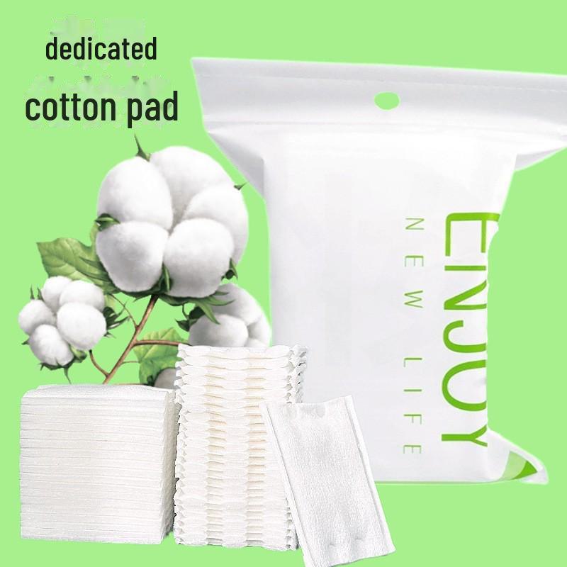 Thick Makeup Removal Cotton Pads - Beauty Salon, Cosmetic Use, Transparent Packaging, Tattoo-Safe.