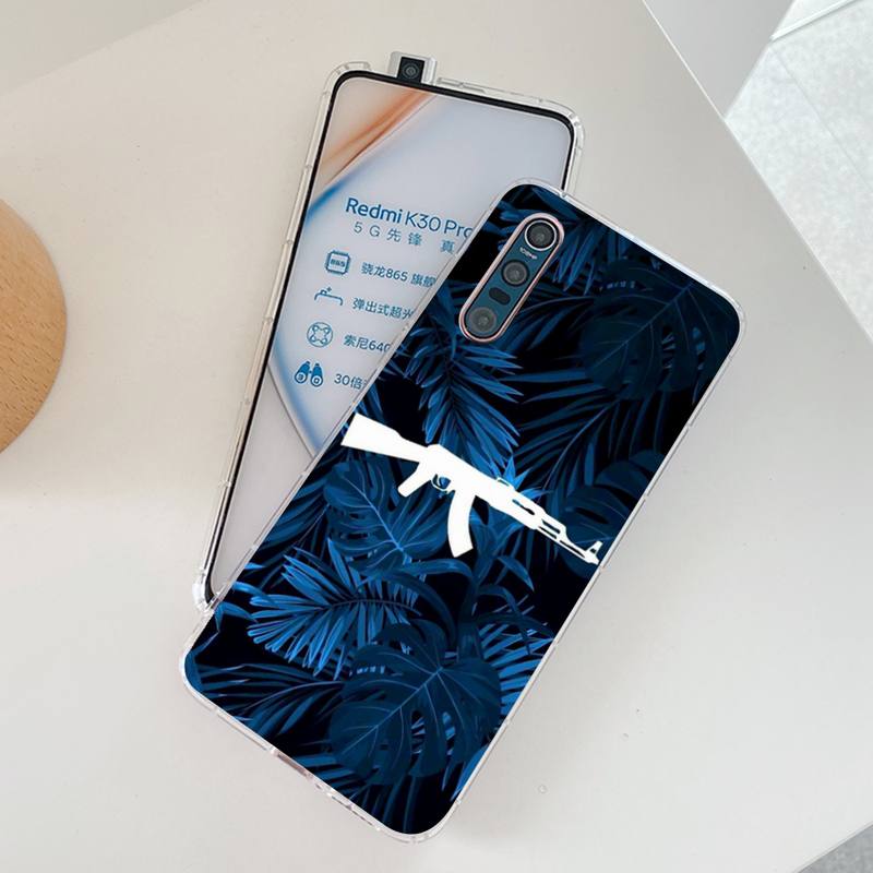 YNDFCNB AK47 Handgun Gun BUllets Phone Case for Samsung S21 A10 for Redmi Note 7 9 for Huawei P30Pro Honor 8X 10i Cover