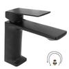 G1 2 Wash Basin Faucet Luxury Black Sink Hot Cold Water Mixer Tap for Home Bathroom