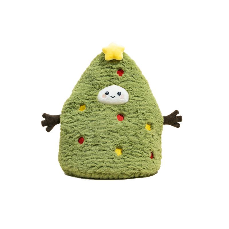 Christmas Plush Snowman Ornament Soft Fabric Holiday Decor For Gift Giving