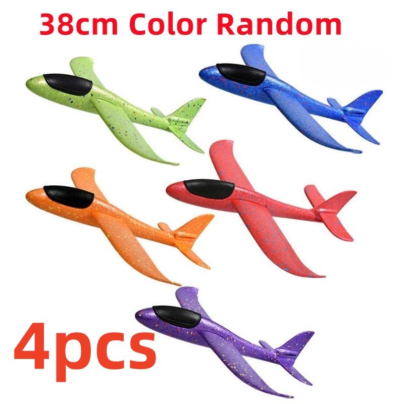 Big Foam Plane Flying Glider Toy Hand Throw Styrofoam Airplane Outdoor Game Aircraft Model Fun Toys Aircraft For Kids Boys Gift