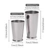 800ml American style Boston Shaker Bar Cocktail Mixer Two-Piece Stainless Steel Tin for Mixing And Straining Drinks