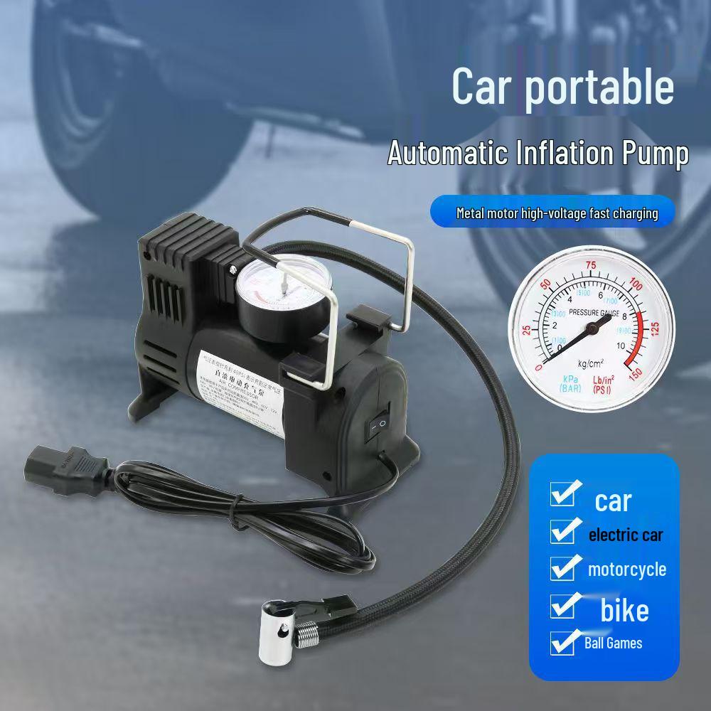 

Универсальный электрический насос для электромобилей 48В/60В/72В Electric Vehicle Air Pump [1.5m Cord]