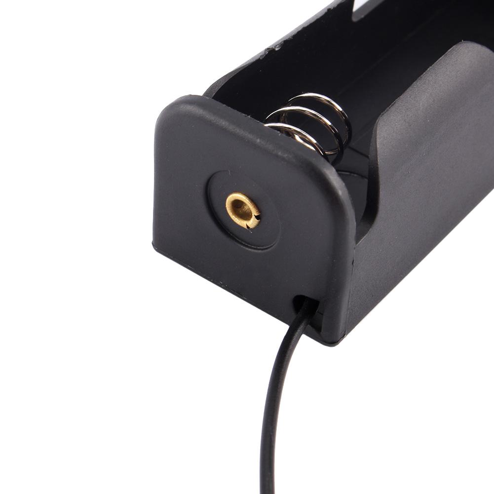 Plastic Battery Holder Storage Box Case For 18650 Rechargeable With Wire Lead