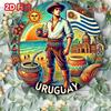 Uruguay Metal Wall Art, Huarache Tea Beach Scene Decor, Cultural Tin Sign for Living Room