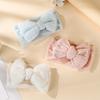 Breathable Mesh Fabric Headband Newborn Headwrap with Cute Bowknot Design Comfortable Baby Hair Accessories