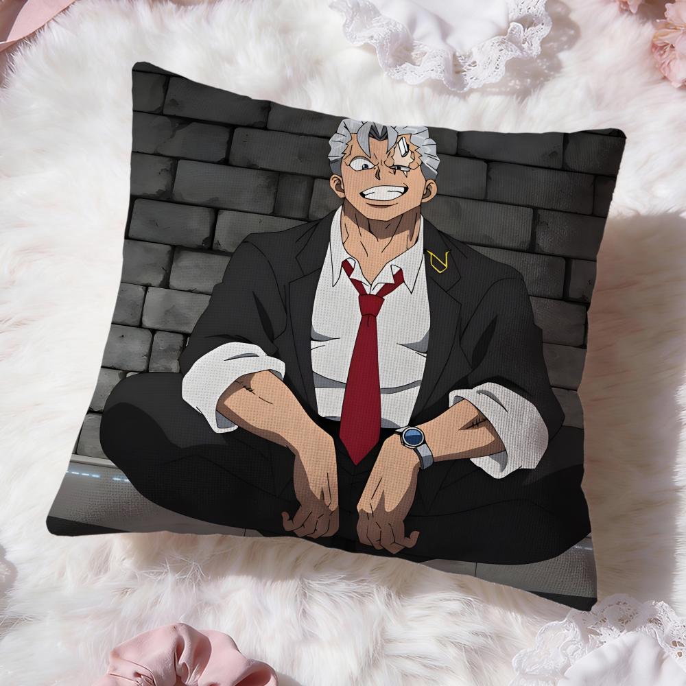 Undead Unluck anime Cushion Cover Premium Comfort Reversible Pillow Cove -Two in One Design for Any Room & Car Interior
