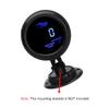 Digital Water Temperature Meter Gauge with Sensor for Auto Car 52mm 2in LCD 40 120Celsius Degree Warning Light Black