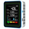 5-in-1 Air Quality Monitor Air Quality Detector USB Charging Indoor Air Quality Meter Portable CO2 Detector for Indoor Outdoor