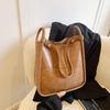Ielgy Large-Capacity Bag High-End Textured Messenger Bag Fashionable All-Match One-Shoulder Armpit Bucket Bag