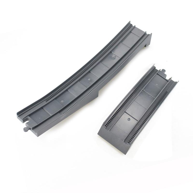 Non-Toxic Rail Transport Big Size Building Blocks Creative Track Accessories Assemble Toys For Children Bricks Compatible City Train Set