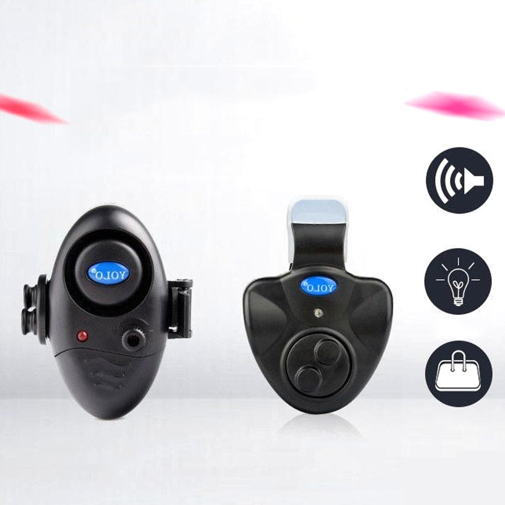 Mini Electronic Wireless Fishing Bite Alarm Sound Light Running Sensitive Mat Fishing Bell Tracker for Fish Accessories Tools