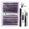 Diy Segmented Fried Hair Single Cluster False Eyelashes 12 Rows Large Capacity Daily Makeup