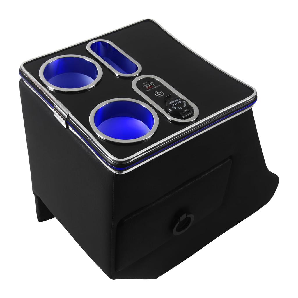 AHWZ Console Box for Suzuki New Custom November 2023 and Interior Parts Custom Design Console Spacia/Spacia MK54S/MK94S (Models later) - Storage,