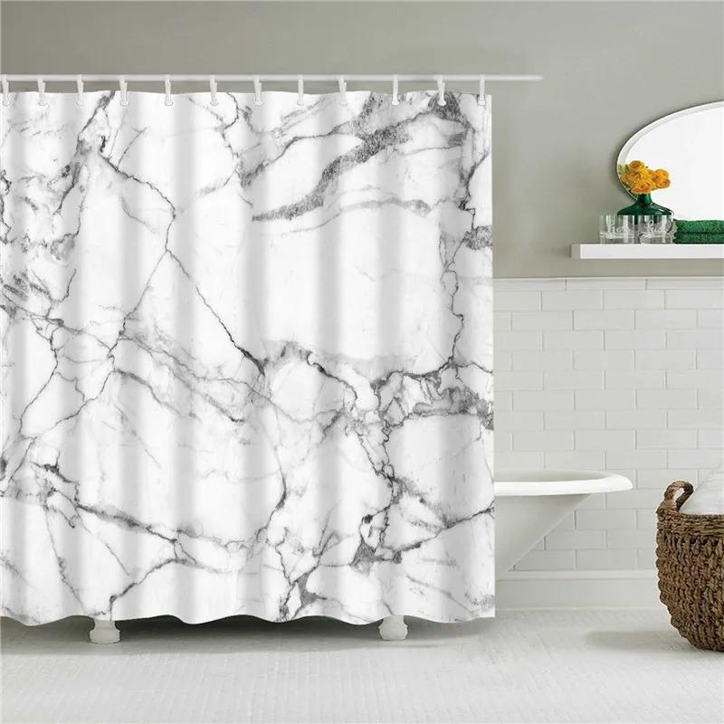 Waterproof Shower Curtains for Bathroom Home Decor Polyester Fabric Shower Curtains Geometric Pattern Multi-size Shower Curtains
