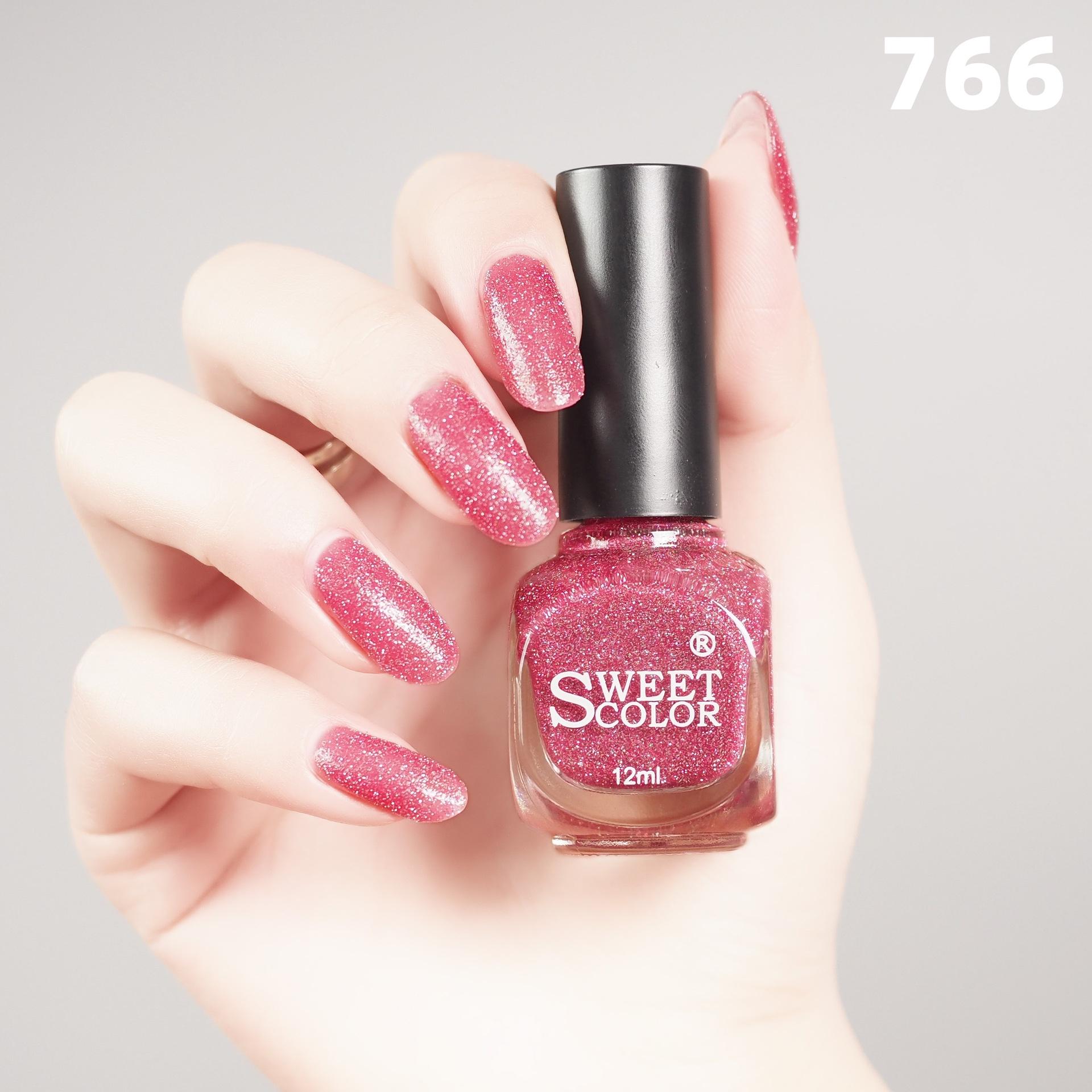 

Лак для ногтей сладкого цвета, новый стиль, без запекания, долговечный, быстросохнущий лак для ногтей, отбеливающий лак для ногтей 766